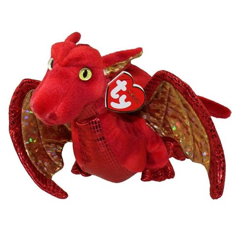 TY Classic Plush - FOSSILS the Red Dragon (15 inch) - MWMTs Stuffed Animal Toy | eBay | Baby ...