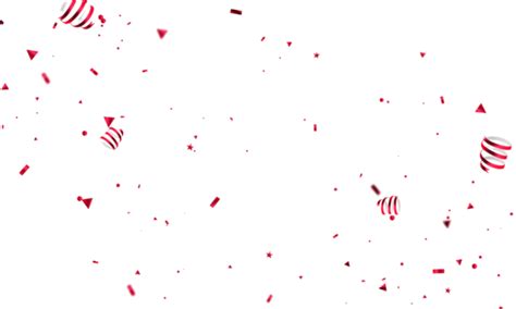 Red Confetti PNG Transparent Images Free Download | Vector Files | Pngtree