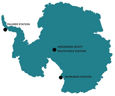 South Pole Station Map