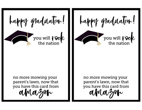 Printable Graduation Cards