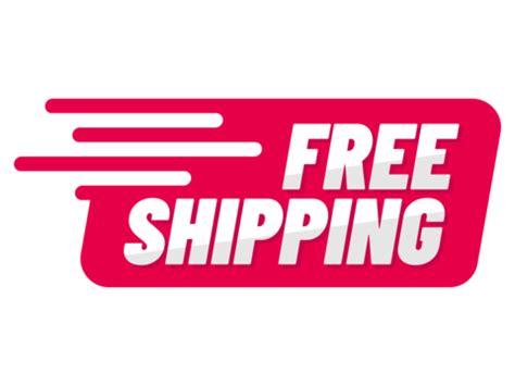 Free Shipping Logo Vector PNG Images, Free Shipping Red Circle Sticker ...