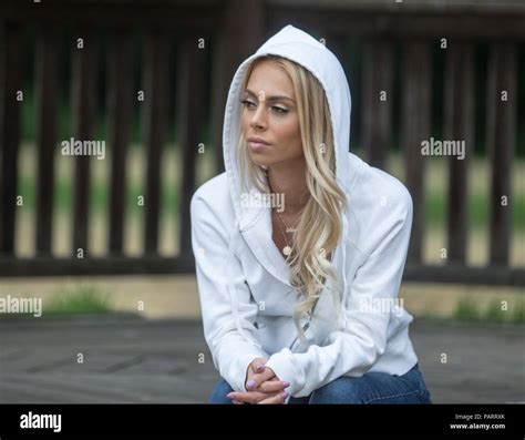 Teenage girl in a somber mood Stock Photo - Alamy