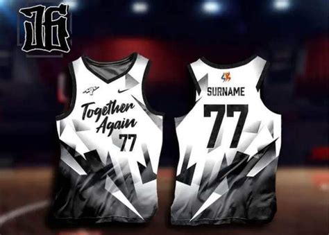 Basketball Jersey Design with Number 47