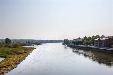 Oder River in Germany Near the Polish Border Stock Image - Image of naturescape, brandenburg ...