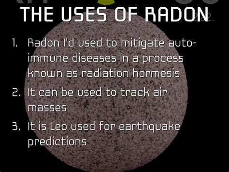 Uses Of Radon