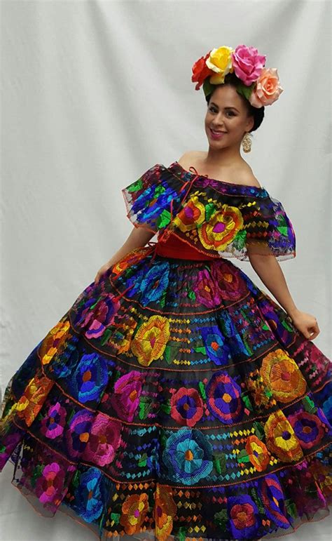 Chiapas Dress - Olverita's Village | Traditional mexican dress, Chiapas ...