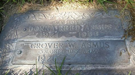 Actress Donna Reed Grave Westwood Los Angeles California USA October ...