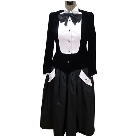 Lorcan Mullany England Tuxedo Dress | Dresses, Tuxedo dress, Retro dress