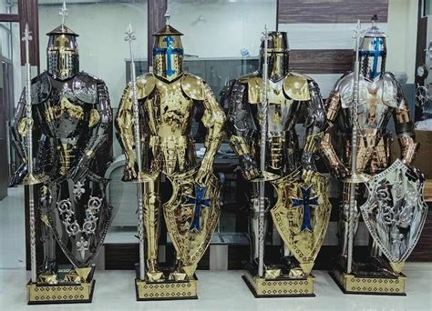 Buy Full Size Knights Templar Suit Of Armour Medieval Armor, 58% OFF