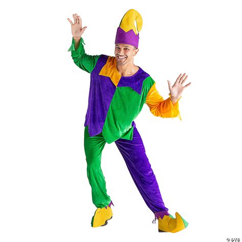 Men’s Mardi Gras Jester Costume | Oriental Trading