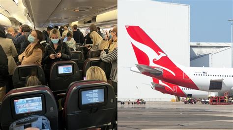 More than 200 passengers escorted off Qantas flight by armed police when it landed at Melbourne ...