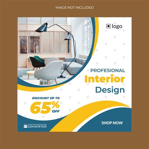 Square Banner Templates For Interior Design 1921891 Vector Art at Vecteezy