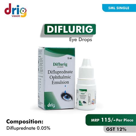 Difluprednate Eye Drops | Difluprednate Ophthalmic Solution | Diflurig ...