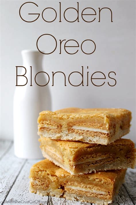 Golden Oreo Blondies