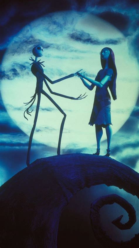 The Nightmare Before Christmas Jack And Sally Wallpaper