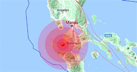 Niyanig ng 6.2 magnitude na lindol, Batangas at Metro Manila – Phivolcs - Pinoy Aksyon News