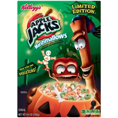 Kellogg's Apple Jacks with Marshmallows Halloween Cereal, 9.4 oz - Ralphs