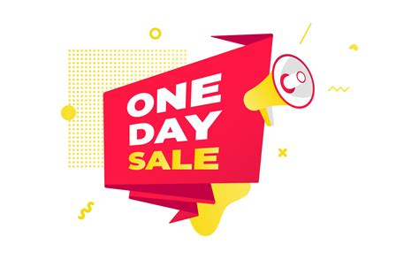 One day sale countdown ribbon badge icon sign. 3416547 Vector Art at ...