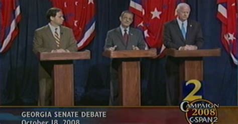 Georgia Senate Debate | October 18, 2008 | C-SPAN.org