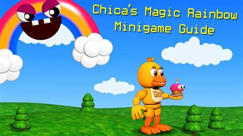 FNAF World - Chica's Magic Rainbow Minigame Speedrun Guide - YouTube