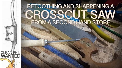 Retoothing and sharpening a crosscut backsaw | Totally ASMR! - YouTube