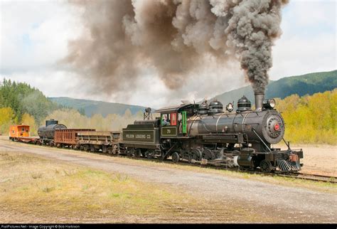 PLC 70 Mount Rainier Scenic Railroad Steam 2-8-2 at Mineral, Washington by Bob Harbison | Scenic ...