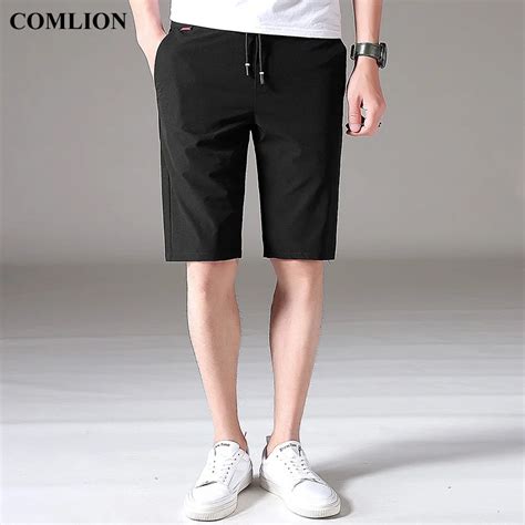 New Summer Plaid Shorts Men Classic Cotton Casual Elastic Waist Man ...