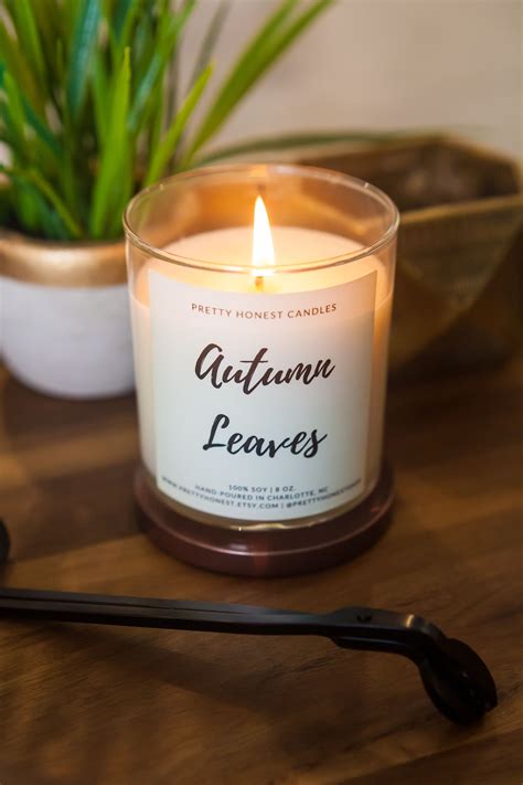 Autumn Leaves Soy Candle | Fall candles, Candle lover gifts, Soy candles