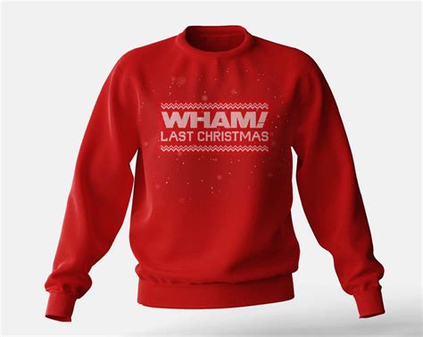 Last Christmas Red Sweatshirt | Official Store | Wham.World