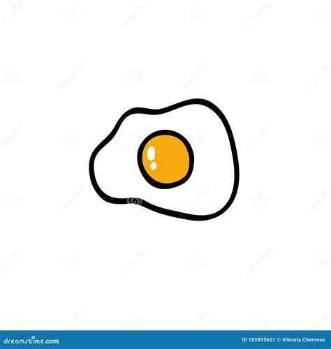 Comic Scrambled Eggs Good Morning Cartoon Vector | CartoonDealer.com ...