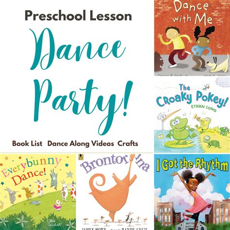 Preschool Dance Party Lesson Plan With Book, Music, and Craft Ideas - WeHaveKids