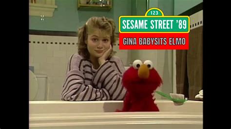 Sesame Street '89: Gina Babysits Elmo - YouTube