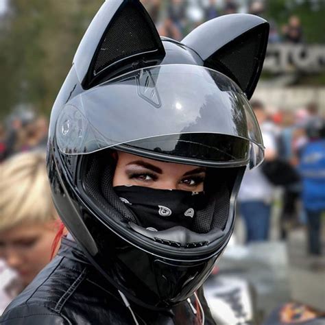 Cat Ear Motorcycle Helmets - Cars and motor | Motorcycle helmets, Badass motorcycle helmets ...