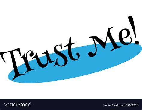 Trust me rubber stamp Royalty Free Vector Image