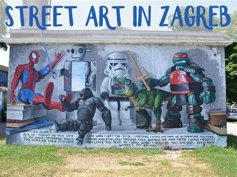 Gratis dingen doen in Zagreb? Ga Zagreb Street Art bekijken!