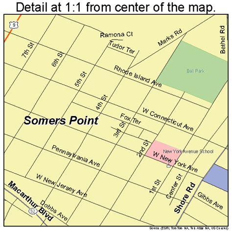 Map Of Somers Point Nj - Agathe Laetitia