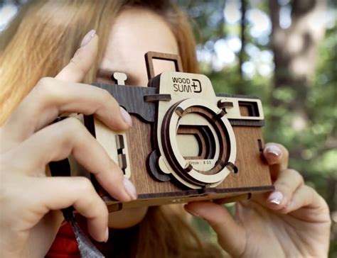 Woodsum DIY Wooden Assembly Pinhole Camera » Gadget Flow