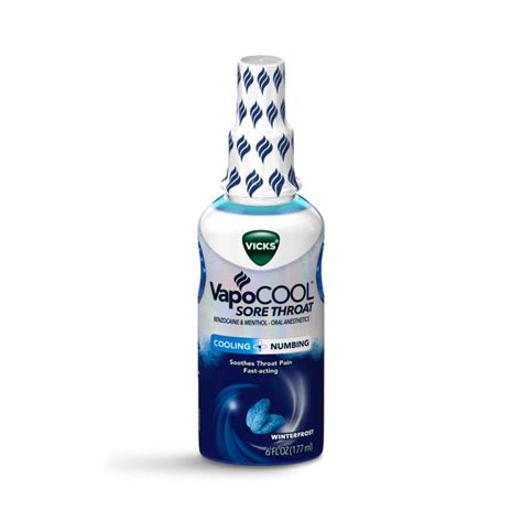 Vicks VapoCOOL Spray for Relief from Painful Sore Throat | Vicks