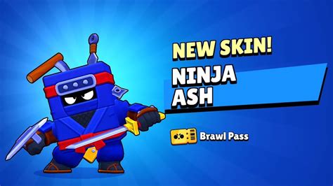 I Got Ninja Ash Skin!!😮⚔️ - Brawl Stars - YouTube