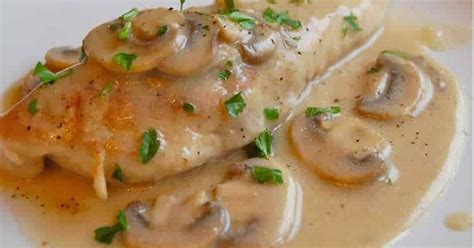 Escalope de poulet et champignons au thermomix - recette thermomix.