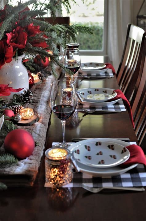 Rustic Christmas Table | Christmas table, Holiday table decorations, Rustic christmas