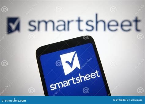 Smartsheet logo editorial photo. Image of screen, conceptual - 219728376