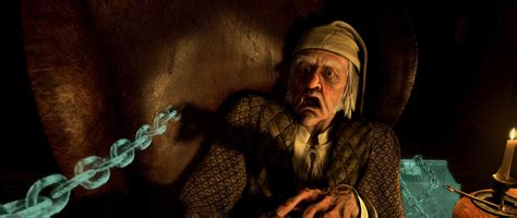 "A Christmas Carol" movie still, 2009. Jim Carrey as Ebenezer Scrooge ...