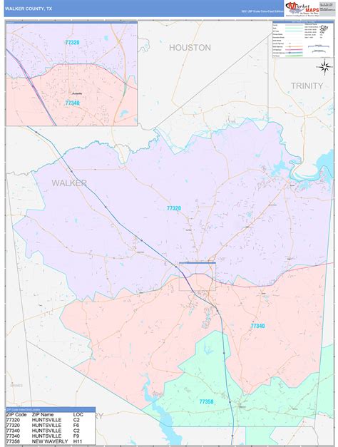 Walker County Texas Precinct Map