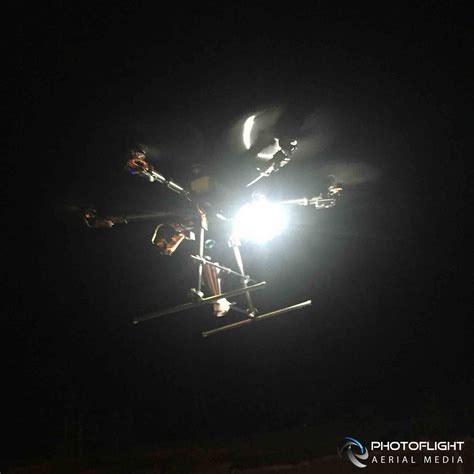 Aerial Drone Photography & Video Service at Night | Nighttime Services