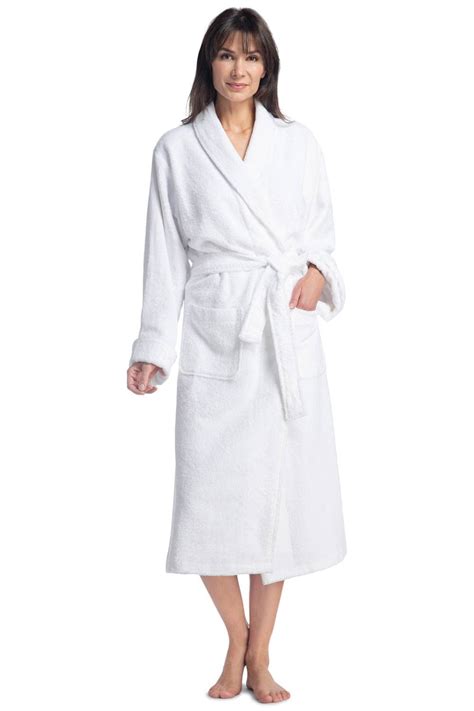 Women's Robes |Terry Cloth Robe, Full Length Spa Robe | Fishers Finery