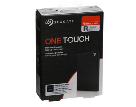 "Seagate 1TB One Touch External Hard Disk - High-Capacity Storage"