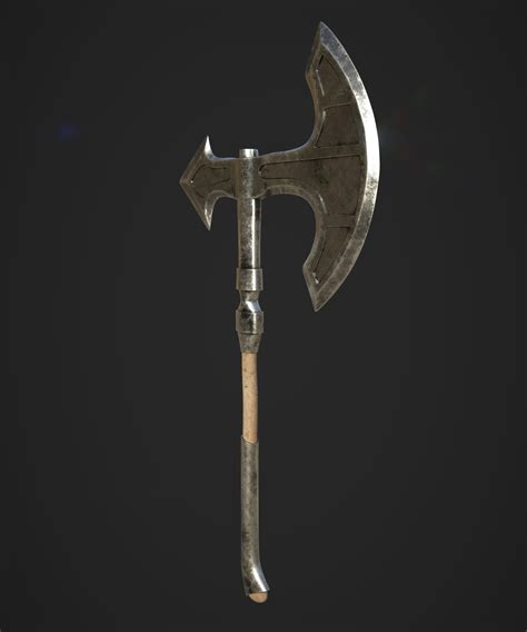 ArtStation - Double bladed axe