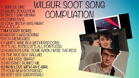 All (sorta) of WILBUR SOOT Songs Compilation (2018-2020) in 2022 ...