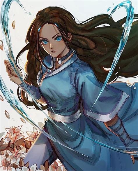 Katara art by JUU : r/Avatarthelastairbende